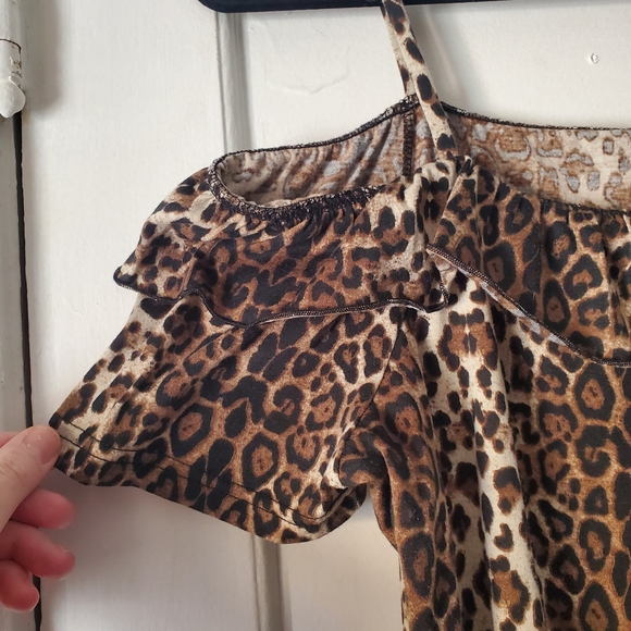 Vero Moda Brown Leopard Print Mini Dress - Picture 6 of 11